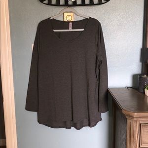 LuLa Roe Gray Long Sleeve 3x
